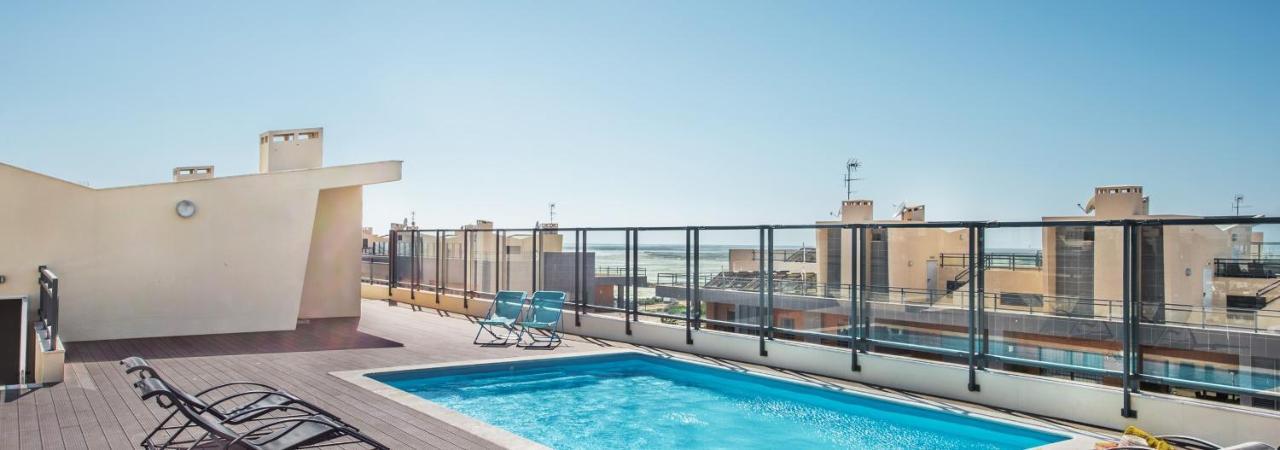 Sunset Home Olhao- Modern 3 Bed Luxury Apartment With Rooftop Pool Bagian luar foto